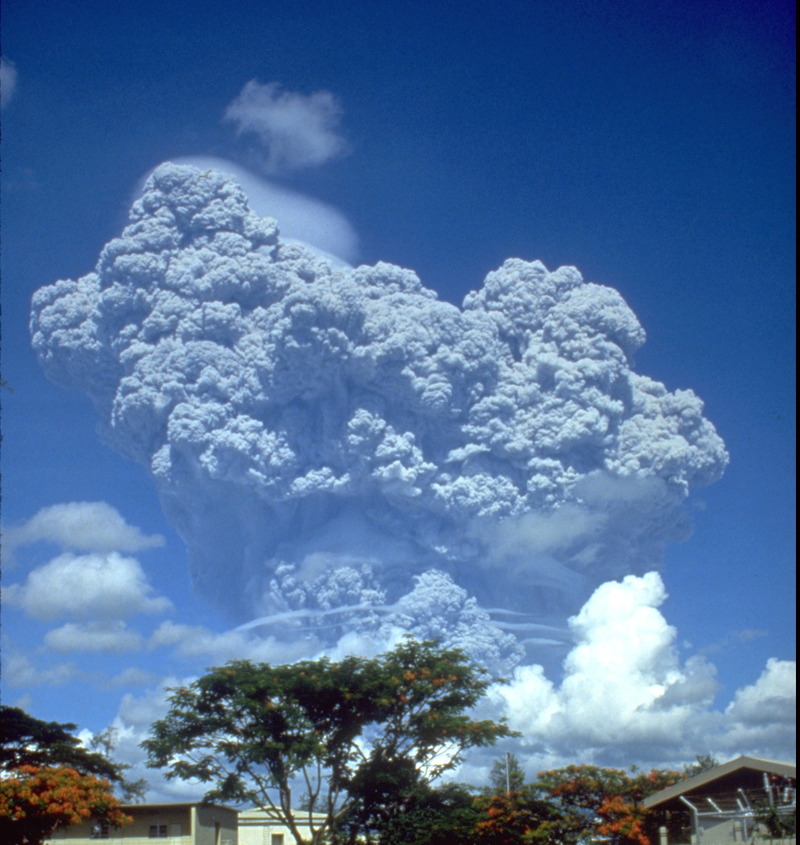 Eruption of Mt. Pinatubo, June 12, 1991.